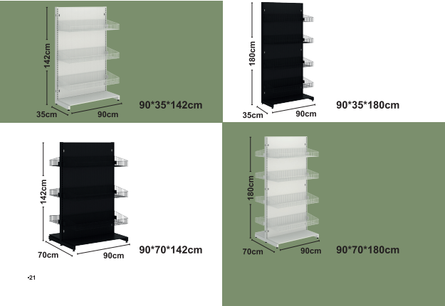 Pevné drôtené police